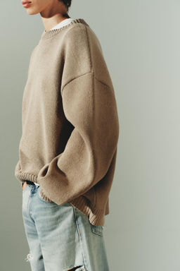 OVERSIZED KNIT SWEATER - Zara фото 5