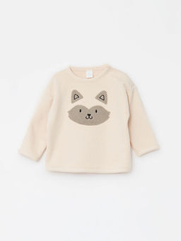 Bisiklet Yaka Uzun Kollu Erkek Bebek Sweatshirt ve Pantolon 2li Tak?m - Waikiki фото 2