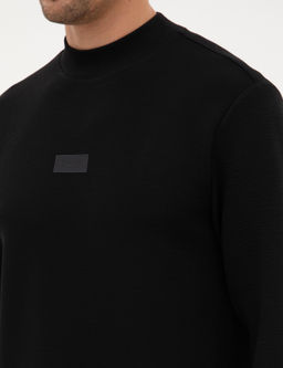Siyah Regular Fit Sweatshirt - Pierre cardin фото 7
