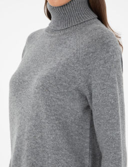 Серый меланжевый свитер классического кроя - Pierre cardin фото 7