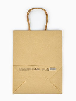 Цена за 2 шт. Пакет крафтовый с открыткой Счастливых моментов, MS 18?10?23 см