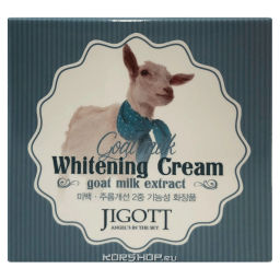 Осветляющий крем для лица с козьим молоком Jigott, Корея, 70 мл Акция