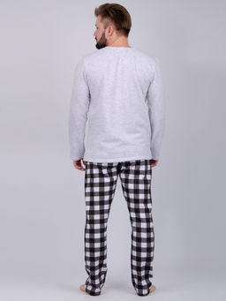 Пижама Карты 2, футер начёс - Малина фото 6