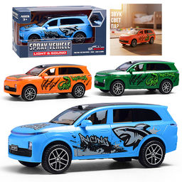 Машина "Неудержимый" (свет, звук) в коробке