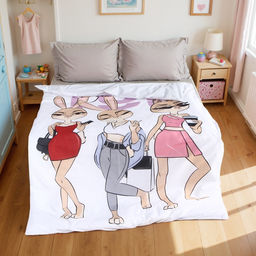 Пододеяльник Этель Top girl, 143*215 см, 100 % хлопок, бязь