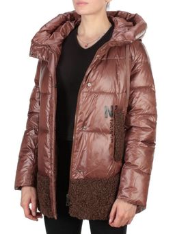 0706 BROWN Куртка зимняя женская PAR TEN (200 гр. холлофайбера) - Fashion фото 7