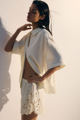 Broderie anglaise shorts - H&m фото 3