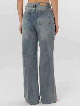 Джинсы женские wide leg синие - Mark formelle фото 3