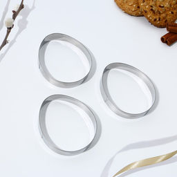 Цена за 2 шт. Формы для печенья «Яйца» на пасху, 4.5×6.5×1.3 см