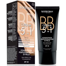 DEBORAH Тональный ВВ-крем BB Cream 5 in 1 тон 00 белоснежно розовый, 30 мл  фото 2