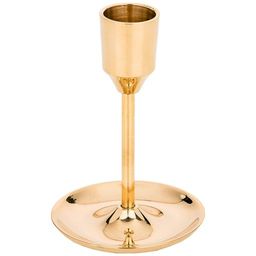 ПОДСВЕЧНИК НА 1 СВЕЧУ. ВЫСОТА=10,5 СМ. ЛАТУНЬ