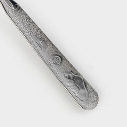 Цена за 10 шт. Вилка столовая детская «Колобок», h=15 см, толщина 1.5 мм, нержавеющая сталь, серебристая