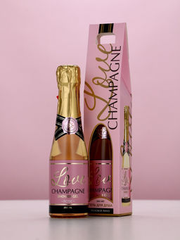Гель для душа во флаконе шампанское Love Champagne, 250 мл, Чистое счастье  фото 2