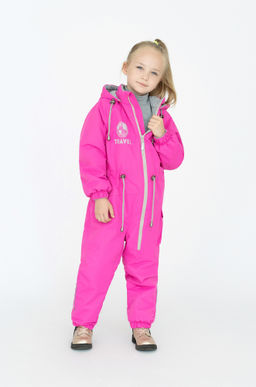 Комбинезон демисезонный розовый