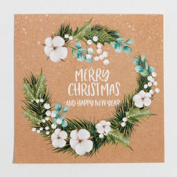 Набор подарочный новогодний «Этель» Merry Christmas: плед и аксессуары