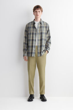PANTAL?N DE LINO Y ALGOD?N SLIM FIT STRAIGHT LEG - H&m фото 3