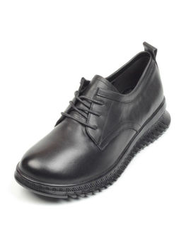 03-5906 BLACK Полуботинки женские (натуральная кожа)