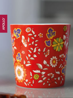 Кружка APOLLO genio Florido Cono 370 мл красный  фото 3