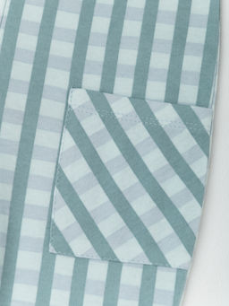 Полукомбинезон 2 шт. комплект, беж/клетка, 672