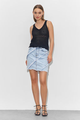 Юбка джинсовая