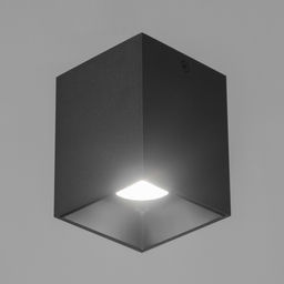 Светильник «Кубик»LED 4000К 10 Вт DIM220 черный 7.5×7.5×9.5 см