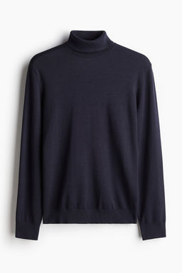 Jersey de cuello alto en punto fino Slim Fit - H&m фото 6
