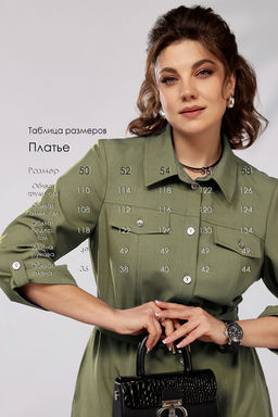 Платье LADY SECRET 3768 оливковый