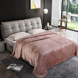 Плед Велсофт Жаккард - Беж 220х205