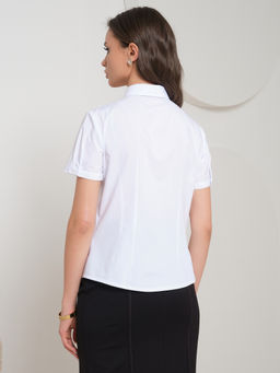 Блуза полуприлегающего силуэта