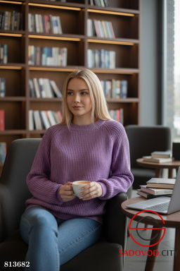 Свитер вязаный однотонный - Bruno фото 3