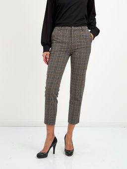 брюки женские серые в клетку - Glenfield фото 3