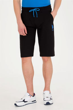 Мужские черные вязаные шорты - U.s. polo assn фото 9