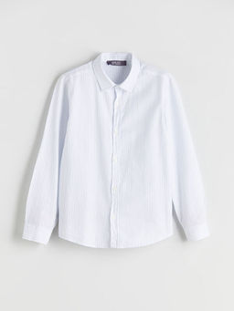 Uzun Kollu ?izgili Erkek ?ocuk G?mlek