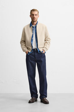 FAUX SUEDE BOMBER JACKET - Zara фото 20