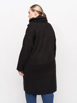 Пальто вязаное PL26767BLK01