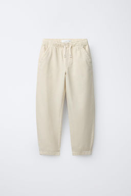 PANTAL?N SARGA FLUIDO STRAIGHT / Crudo - Zara фото 2