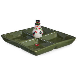 МЕНАЖНИЦА 4 СЕКЦИИ КОЛЛЕКЦИЯ CHRISTMAS GIFT 19*19*9,5 СМ - Lefard фото 3