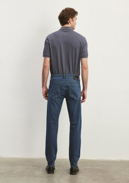 Jake Lux Black Vintage Ind?go Mavi Jean Pantolon  фото 5