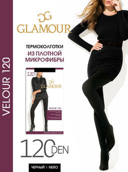 Колготки женские GLAMOUR Velour 120 den  фото 5