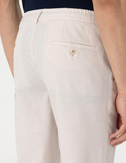 Bej Slim Fit Kuma_ Pantolon