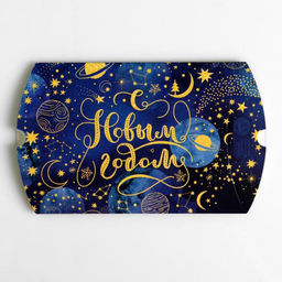 Цена за 5 шт. Коробка подарочная новогодняя складная «С Новым годом», 19×14×4 см