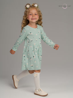 Платье Элла мятный букетик