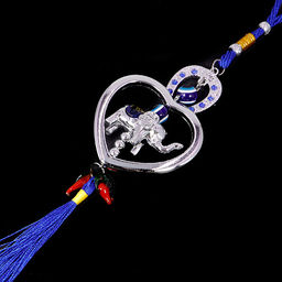 Подвеска Слоник в сердечке символ стабильности и карьерного роста 33см