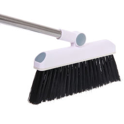 Набор для уборки, щетка для пола с совком "Профи" белый 8815