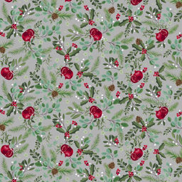 Скатерть 120х145см Гранатовый сад утро, длина стола до 105см, на 4 персоны, рогожка 171г/м2, хлопок 100%, упаковка классическая 28х41см, Домашняя мода (Россия)  фото 3