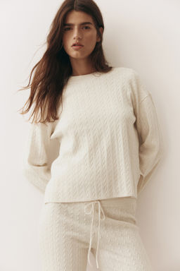 Jersey en punto trenzado - H&m фото 4