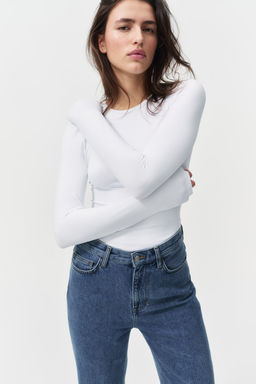 Camiseta de microfibra de manga larga - H&m фото 3