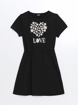 Bisiklet Yaka K?z ?ocuk Elbise