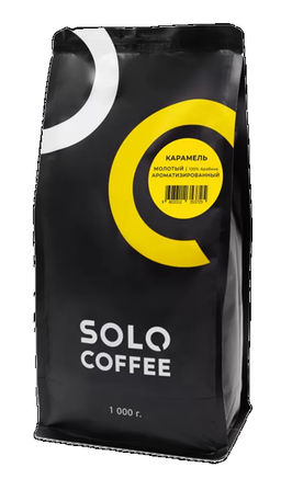 Кофе в зернах Solo Coffee Карамель (100% арабика), свежеобжаренный  фото 3