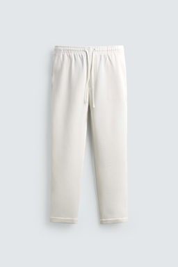 PANTAL?N CINTURA JOGGER EASY CARE / Blanco roto - Zara фото 7